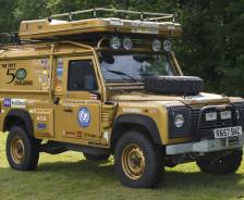 1997 Defender Wolf 110 ‘Fifty 50 Challenge’ support vehicle