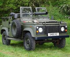 Military: 1990 Land Rover 90”106mm Recoilless Rifle Gunship