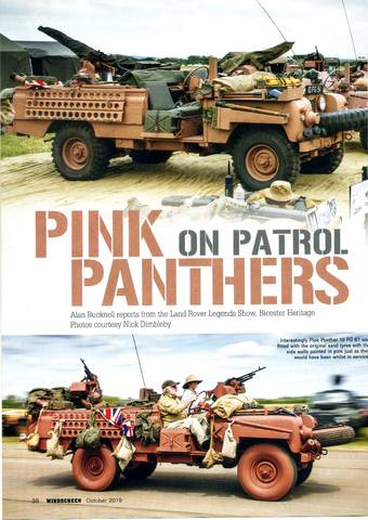 Pink Panthers on patrol