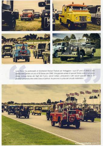 67 Anni di Storia Land Rover a Goodwood
