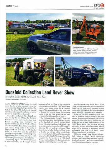 Dunsfold Collection Land Rover Show
