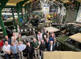 Past and present Land Rover team visit...